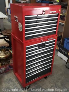 2pc Craftsman 24-Drawer Rolling Tool Chest