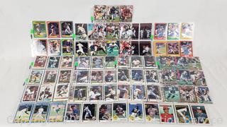 13 Pages of Assorted 1990's Sports Trading Cards