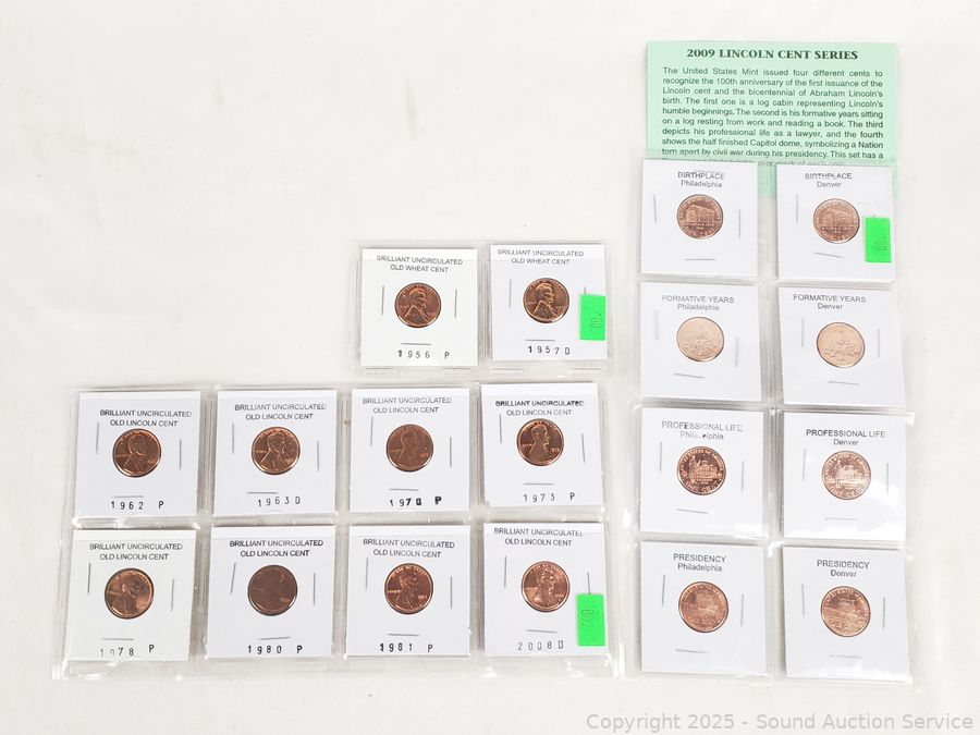 SAS Sterling Tea Set, Asian, Coins Online Auction
