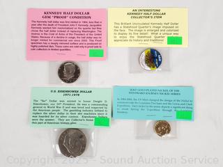(4) Collectible US Coins 