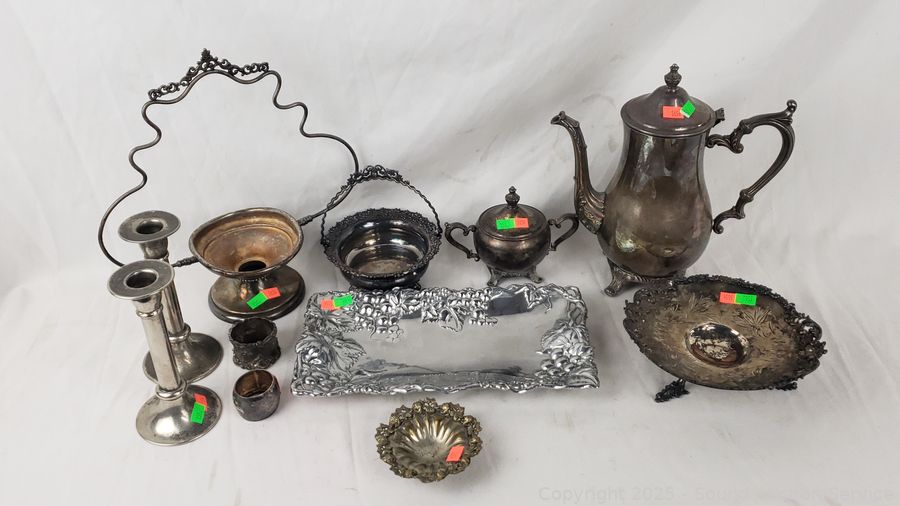 07/15/25 SAS Sterling Tea Set, Asian, Coins Online Auction