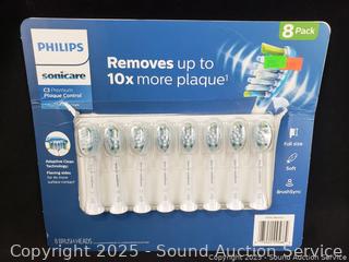 8pk Philips Sonicare Replacement Brush Heads