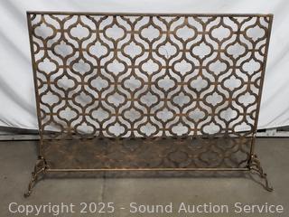 Metal Mesh Fireplace Screen