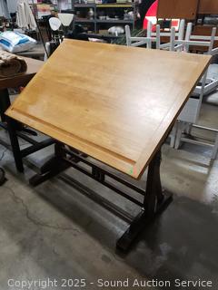 Wood Tilt Top Drafting Table
