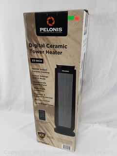 Pelonis Ceramic 1500W Tower Heater w/Remote