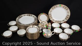 39pc Noritake Gold Gilt Fine China Dish Set