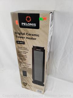 Pelonis 1500W Digital Tower Ceramic Heater w/Remote