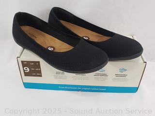 Women's Dearfoams Black Loafers S:9