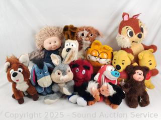 Assorted Vintage Stuffed Dolls - Many are Disney