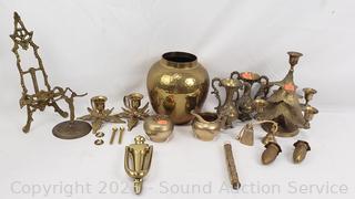 Assorted Brass Knick Knacks Decor