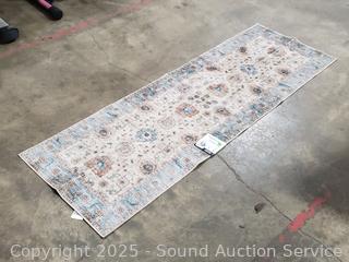 Wyatt & Ash Machine Washable 24" x 72" Runner Rug