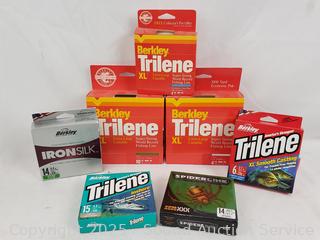 7 New Spools of Fishing Line 