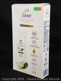 4ct Dove Advanced Care Cucumber Cactus Water