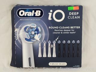 9pk Oral-B iO Deep Clean Replacement Brush Heads