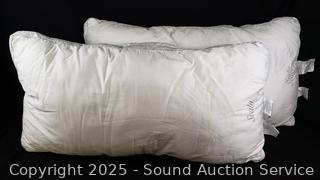 2 Sealy King 400TC Down Alternative Pillows