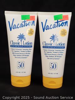 2 Vacation Classic SPF 50 Sunscreen Lotion