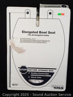Kohler White Elongated Slow Close Toilet Seat