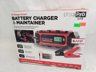 Ultra Pro 10-Stage 2/6AMP 6/12V Battery Charger & Maintainer