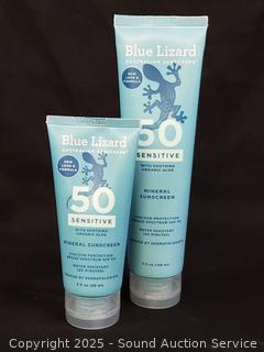 2 Blue Lizard SPF 50 Sensitive Mineral Sunscreen