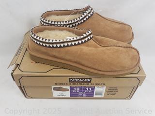 Kirkland Tan Shearling Slippers S:M10/W11