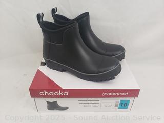 Women's Chooka Black Everyday Neoprene Ankle Boots S:10