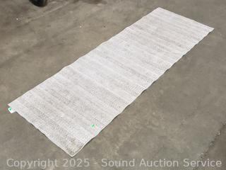 Wyatt & Ash Machine Washable 2ft x 6ft Beige Runner Rug