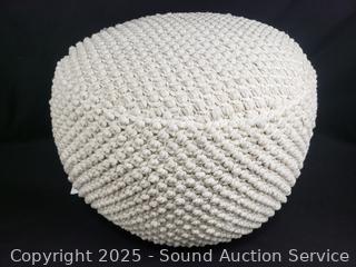 Ivory 20" Ottoman 