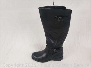 Women's Baretraps Cassidy Black Knee High Boots S:6.5M