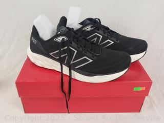 Men's New Balance Fresh Foam X880v14 Black/White Running Shoes S:12