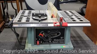 Delta 10" Motorized Bench Table Saw