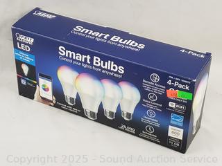 4 Feit Smart Wifi LED Light Bulbs