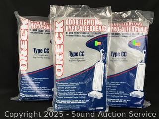 12ct Oreck Vacuum Replacement Bags