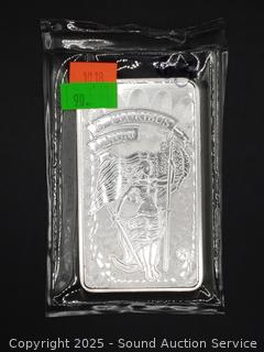 10oz .999 Fine Silver Bar #63