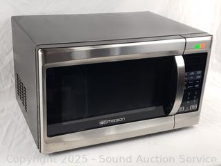 Emerson 1000W Stainless Microwave