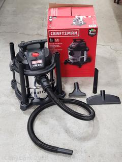 Craftsman 5-Gallon Stainless Wet/Dry Vac