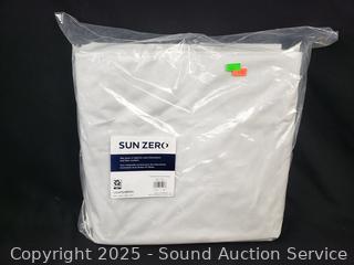 2pc Sun Zero Grommet Panel 50" x 63" Blackout Curtains