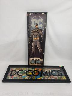 2pc DC Comics Batman Wall Decor Artwork