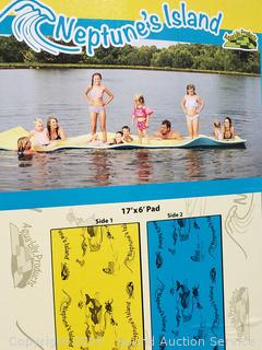 Neptune's Island 17ft x 6ft Flotation Water Pad