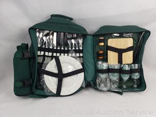 backpack Picnic Set w/Dish Set