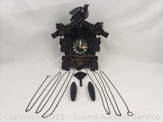 Vintage Haunted Tezuka Cuckoo Clock - Parts/Repair