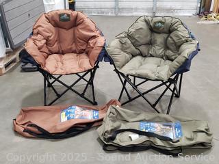 2 Tommy Bahama Jumbo Club/Camp Chairs
