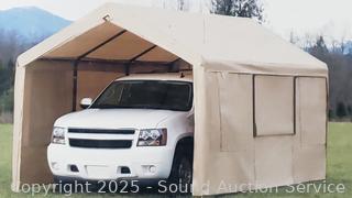 10ft x 20ft Steel Frame Car Canopy