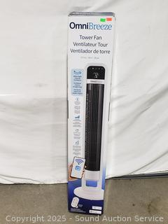 Omnibreeze 38" App Controlled Tower Fan w/Remote