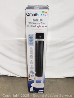 Omnibreeze 38" App Controlled Tower Fan w/Remote