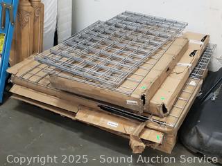 Pallet of Assorted Overhead Rack Parts