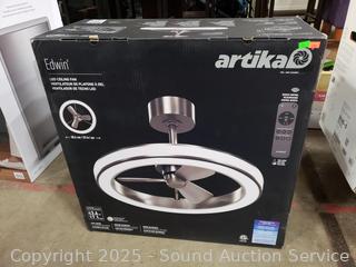 Artika Edwin 23" LED Ceiling Fan w/Remote 