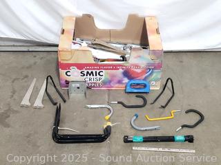 Assorted Shop Bracket/Hooks Hardware 