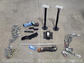 Assorted Towing, Hitch Accessories, Stabilizers 