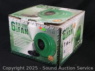 Active Air 6" In-line Fan 