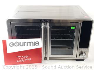 Gourmia Stainless Steel French Door Countertop Air Fryer Oven